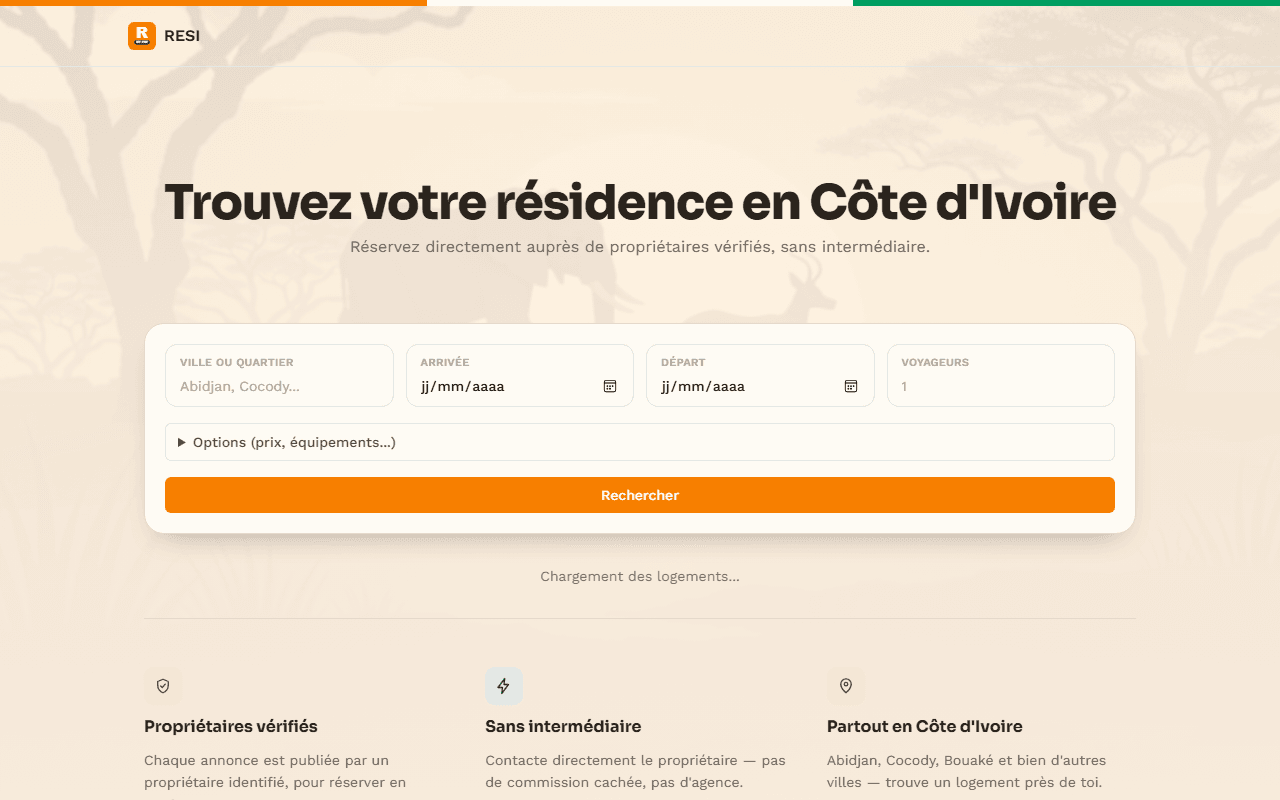 RESI - Location Côte d'Ivoire